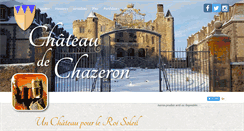 Desktop Screenshot of chateau-chazeron.com