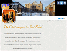 Tablet Screenshot of chateau-chazeron.com